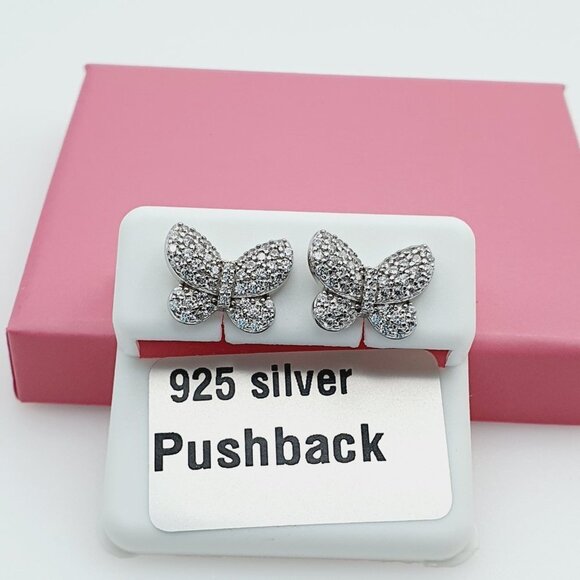 925 Sterling Silver Cubic Zirconia Earrings, U19254524 - Picture 8 of 10